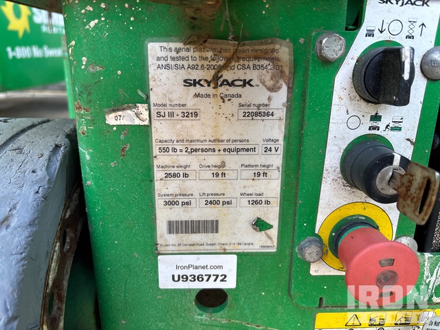 ELEVADOR TIJERA 2015 SKYJACK SJIII3219