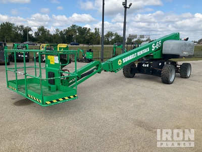 2016 Genie S-65 4WD Dual Fuel Telescopic Boom Lift