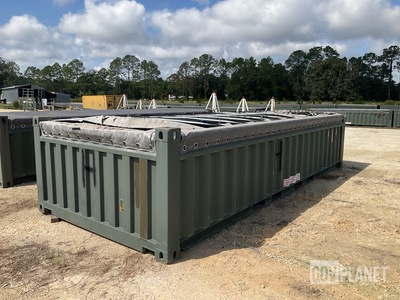 20' Half Height Open Top Container