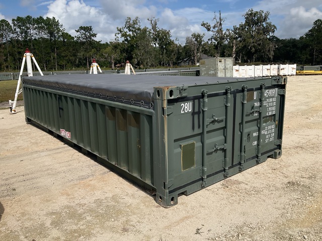 20' Half Height Open Top Container 20' Half Height Open Top Container