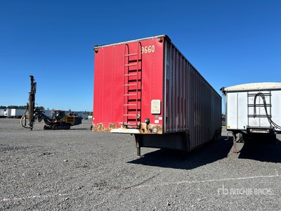 1996 Western 53 ft Quad/A Belly Open-Top Chip Trailer