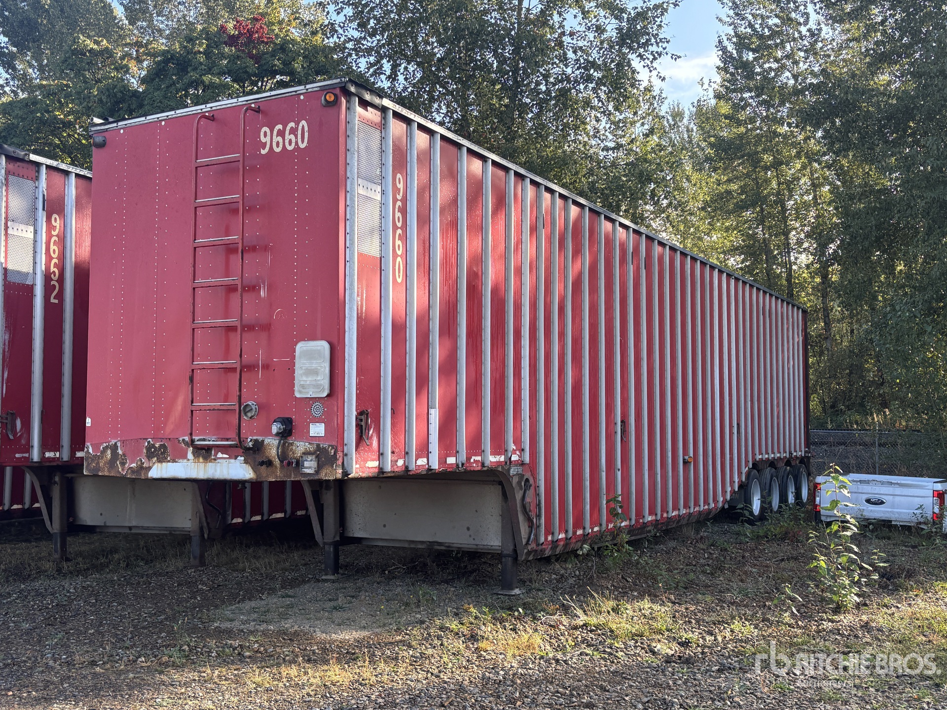 1996 Western 53 ft Quad/A Belly Chip Trailer
