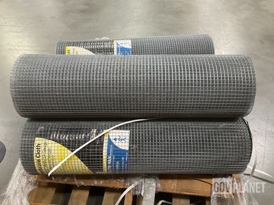 (4) Rolls of Wire Cloth Man 1/2" x 1/2" Hardwire Mesh Cloth