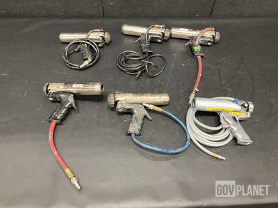 (6) Assorted Air Operated Sealant Dispensers