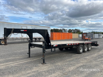 2024 Manac 25 ft Tri/A Gooseneck Plant Trailer