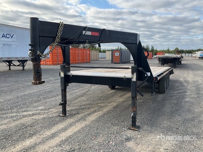 2024 Manac 25 ft Tri/A Gooseneck Geräteanhänger