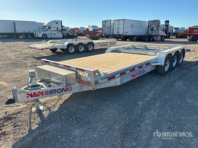 2026 N & N Trailers 16100 lb 24 ft Tri/A Equipment Trailer (Unused)