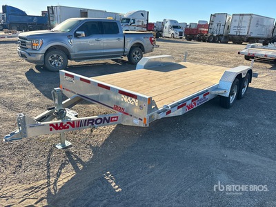 2026 N & N Trailers 7594 lb 18 ft T/A Equipment Trailer (Unused)