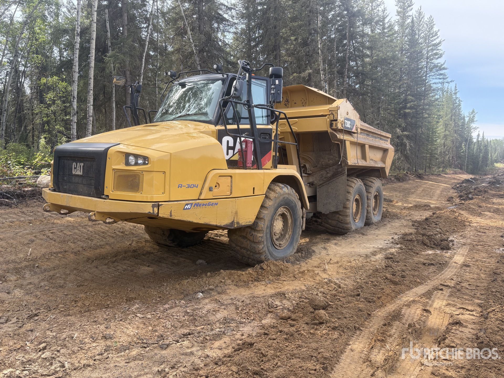 2015 Cat 730CEJ Ejector Articulated Dump Truck
