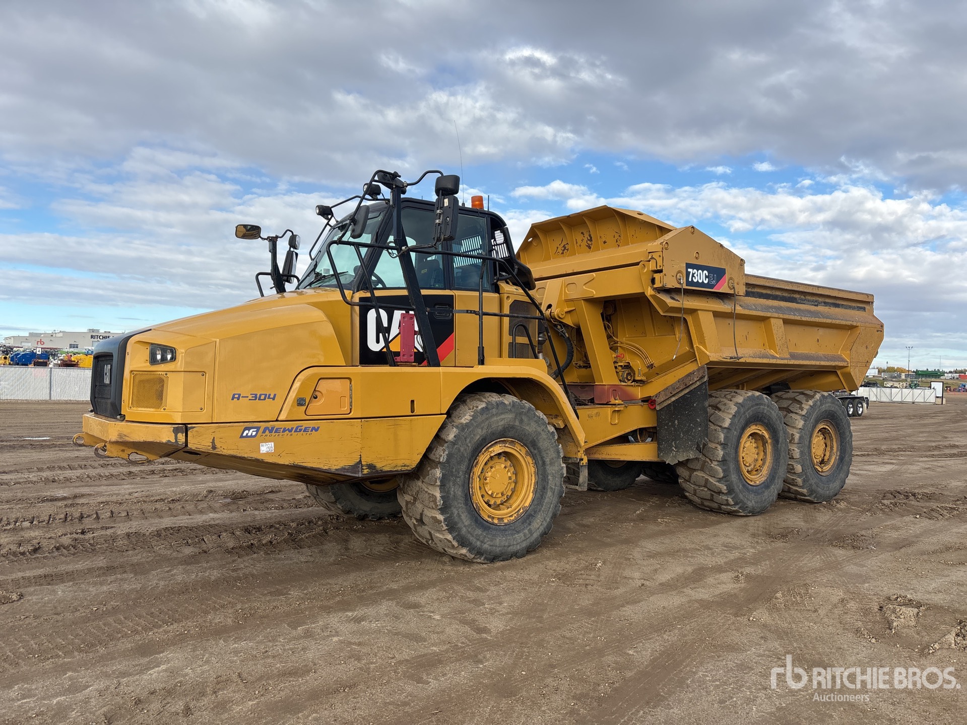 2015 Cat 730CEJ Ejector Articulated Dump Truck