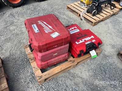 Quantity of (6) Milwaukee Rotary Hammers and Hilti Drills