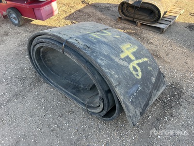 46 Ft Of 24 Inch x 1.25 In Steel Braided Rubber Matting