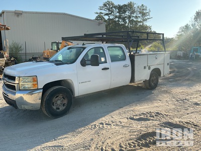 2008 Chevrolet 2500 HD 4x4 Crew Cab Utility Truck
