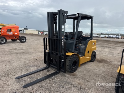 2022 Cat DPH30N 5990 lb Pneumatic Tire Forklift