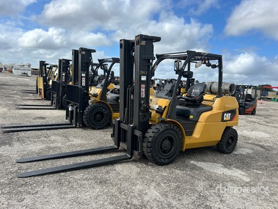 2020 Cat GP50CN1 9500 lb Pneumatic Tire Forklift