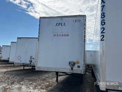 2012 Utility 53 ft x 102 in T/A Van Trailer