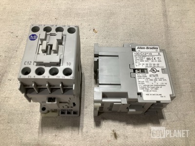 (4) Allen Bradley 100-C12 10 A Magnetic Contactors