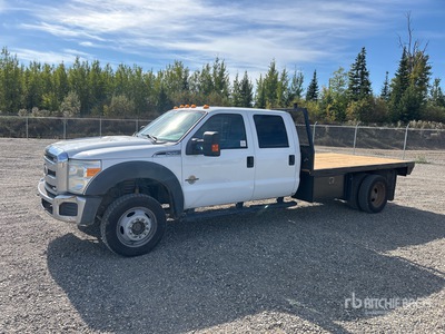 2011 Ford F-550 XLT 4x4 Flatbed Truck