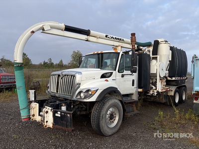 Camel on 2009 International 7500 6x4 Autocarro pulizia fognature (Inoperable)