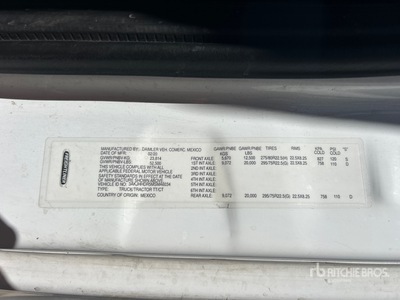 2021 Freightliner Cascadia 126 6x4 T/A Sleeper Truck Tractor