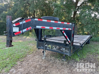 2022 J&E 30 ft T/A Gooseneck Equipment Trailer