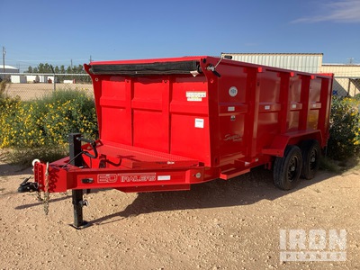 2024 ED Trailers LPT8314274S-BP 16 ft T/A Dump Utility Trailer