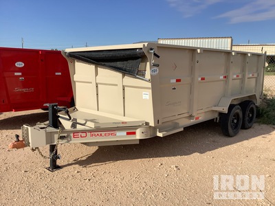 2025 ED Trailers LPT8316274S-BP 16 ft T/A Dump Utility Trailer