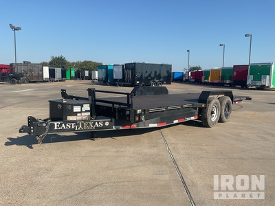 2024 East Texas 22 ft T/A Tilt Deck Trailer