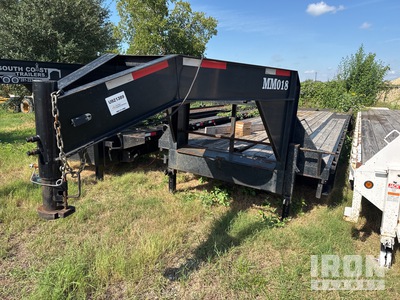 2022 MP Custom 38 ft T/A Gooseneck Flatbed Trailer