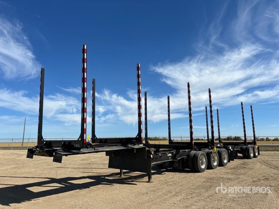 2022 Peerless SWLLP-89-B-60-3A 34 ft Super B-Train Lead Hayrack Log Trailer