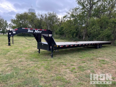2024 Trailmaxx SD27-40 40 ft T/A Gooseneck Flatbed Trailer
