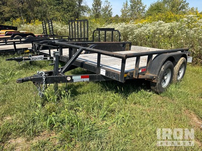 2021 CM 10 ft T/A Utility Trailer