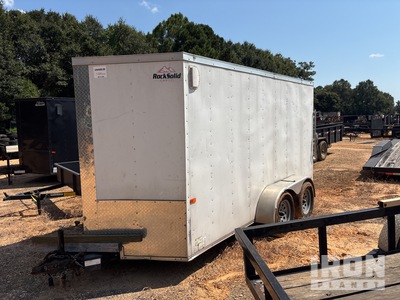 2022 Rock Solid Cargo 12 ft T/A Przyczepa zamknięta