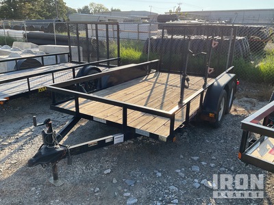 2023 Currahee LD612 12 ft T/A Equipment Trailer