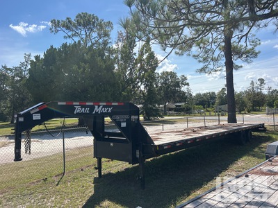 2024 Trailmax 12000 lb 40 ft T/A Gooseneck Flatbed Trailer