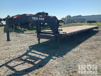2022 Tex Fab 40 ft T/A Gooseneck Remolque Portamaquinaria