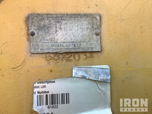 CARGADOR FRONTAL 1980 CATERPILLAR 980C