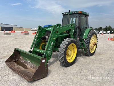 1999 John Deere 7410 With Loader 4WD Tractor Agrícola