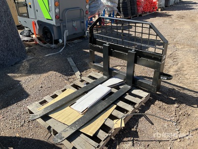 JBX 4000 48 in Skid Steer Forks (Unused)