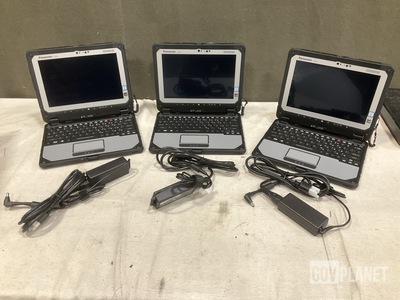 (3) New/Unused Panasonic CF-20 Toughbook Laptops