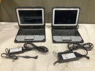 (2) New/Unused Panasonic CF-20 Toughbook Laptops