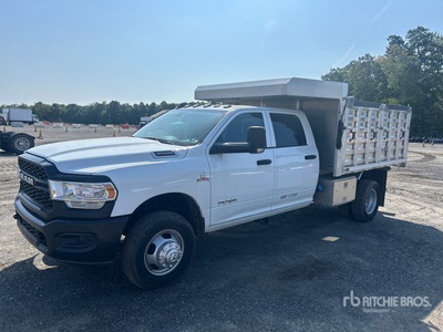 2022 Ram 3500 4x2 Flatbed Dump Truck