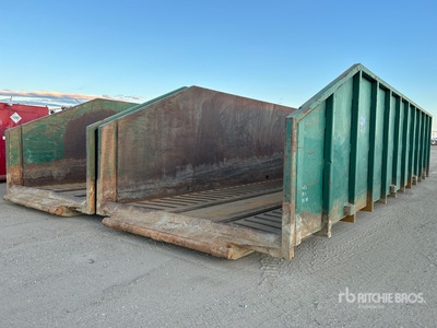 Quantity of (2) 12.5 ft x 44 ft Shale Bin