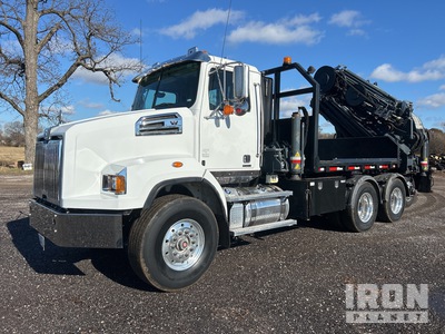 2021 Copma 650-6 60670 lb Knuckle Boom on 2022 Western Star 4700SB 8x4 Camion con pinza