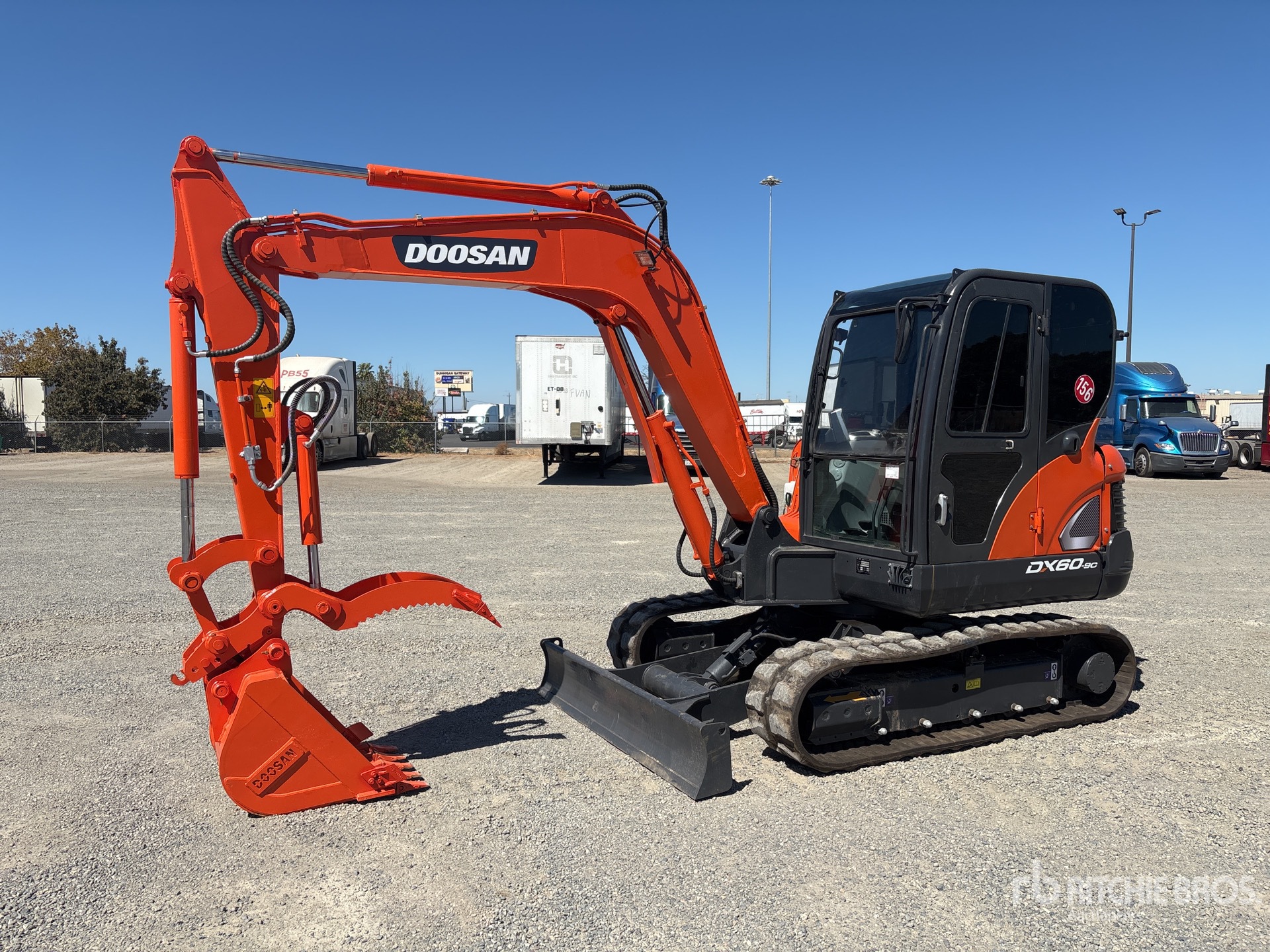 2023 Doosan DX60-9C Mini Excavadora