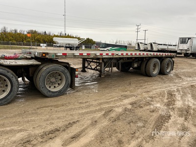 2000 Manac Super B-Train Pup フラットベッドトレーラー