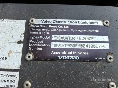 2022 Volvo EC950FL VG Tracked Excavator