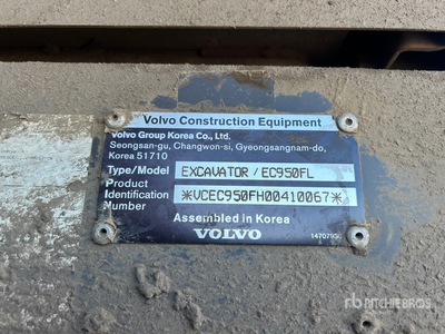 2022 Volvo EC950FL VG Tracked Excavator
