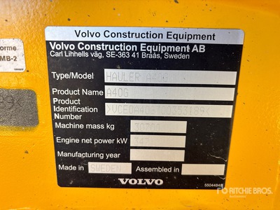 2022 Volvo A40G を見 Articulated Dump Truck