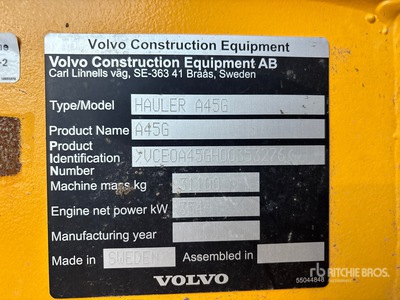 2022 Volvo A45G Dumper articolato